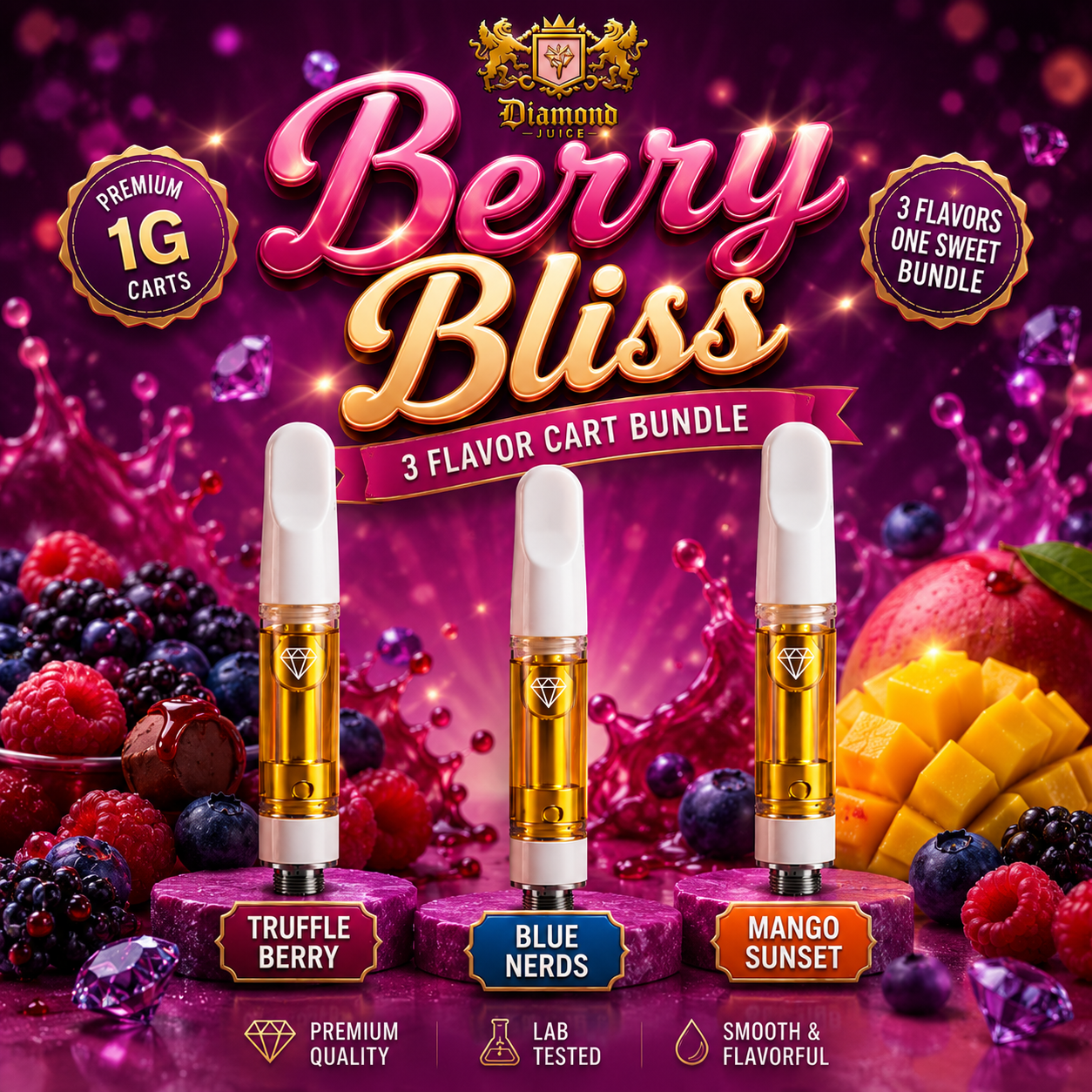 Prime Day - Berry Bliss Cart Bundle (3PCS)