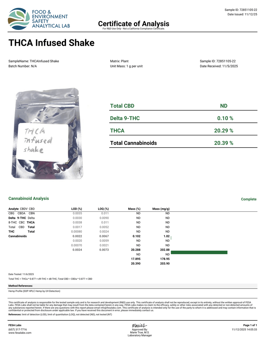 💎Cali Kush - Diamond Infused Shake