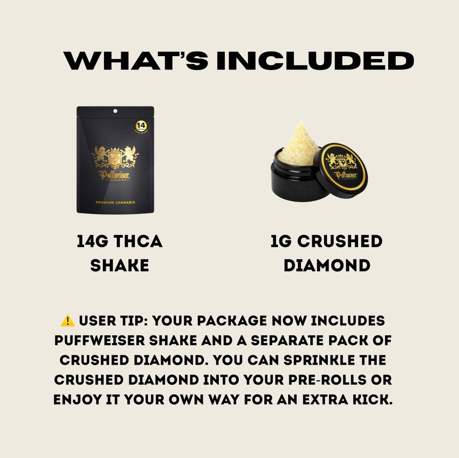 💎California Orange - Diamond Infused Shake 1oz (Buy 1 Get 1)